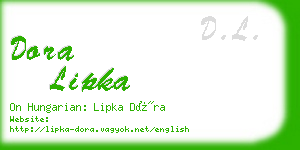 dora lipka business card